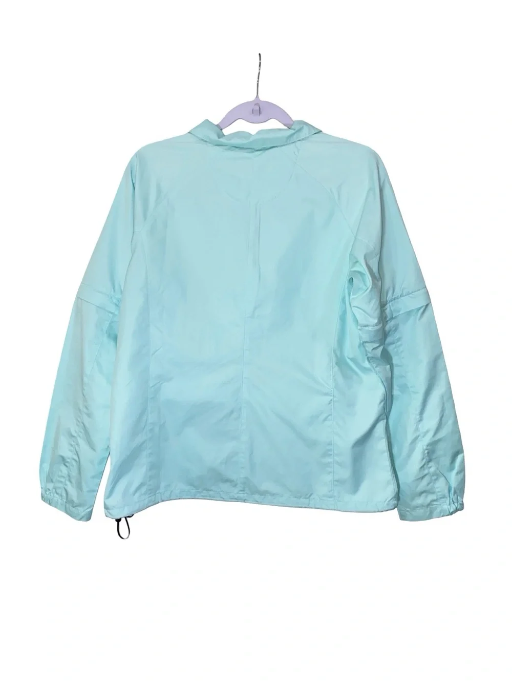Nike Golf Women's Convertible 1/4 Zip Jacket Mint Teal Light Blue Size M‎